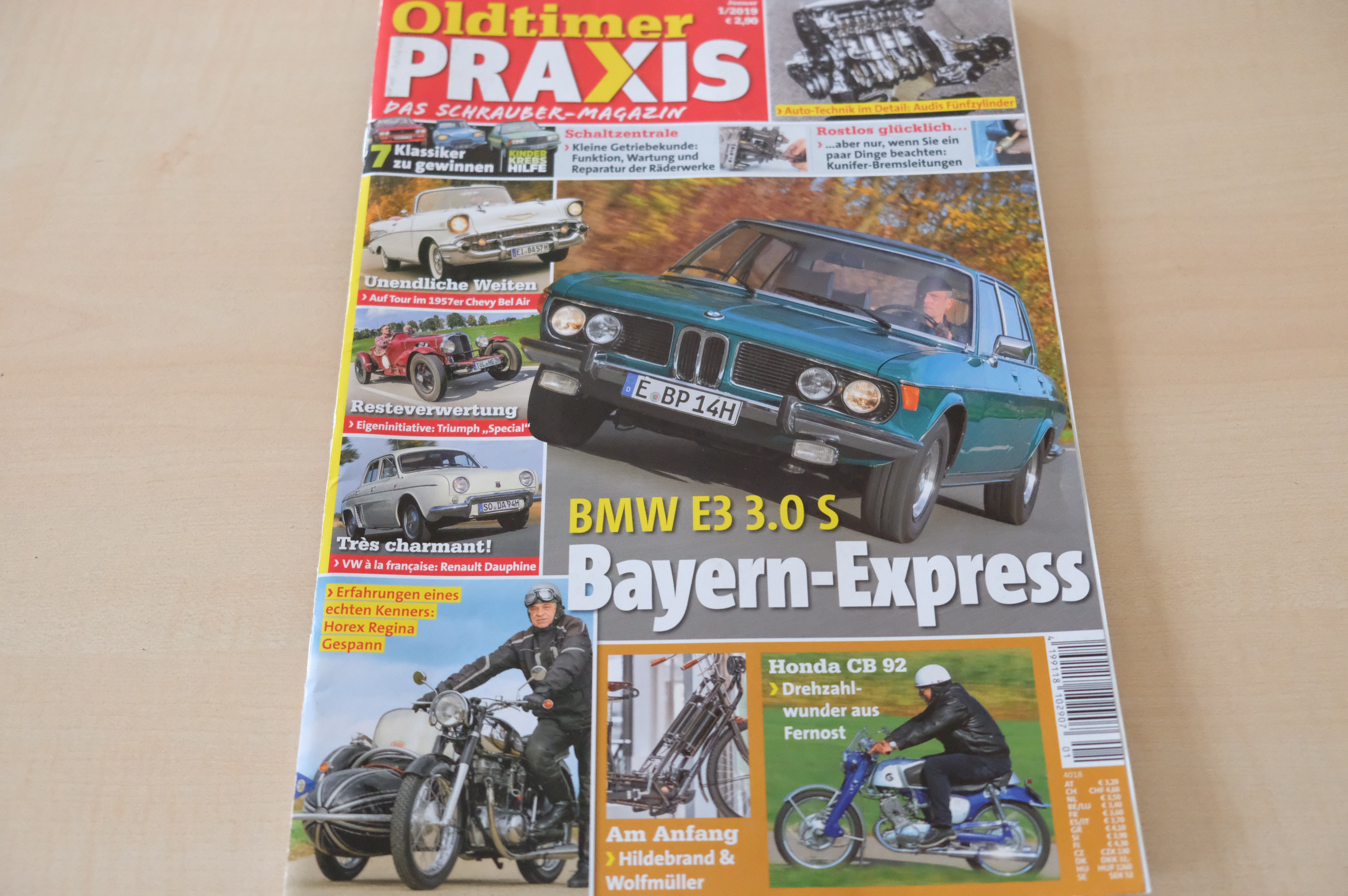 Deckblatt Oldtimer Praxis (01/2019)